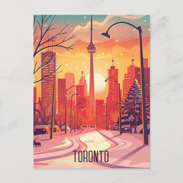 Travel to Toronto Postcard (Front)