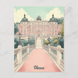 Travel to Vienna Austria Postcard