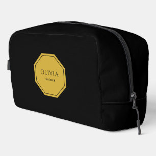 Travel Toiletry Bag Featuring Your Name and Title