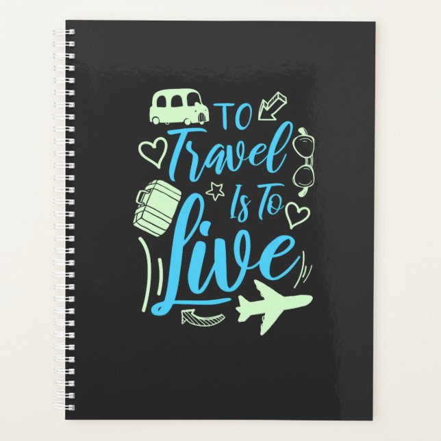 Travel Travel Quote Gift Planner (Front)