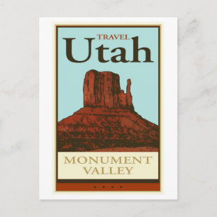 Travel Utah Postcard