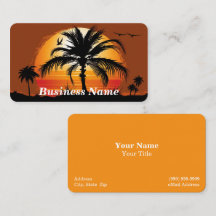 Travel / Vacation Business Card