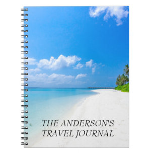 Travel Vacation Journal Personalised
