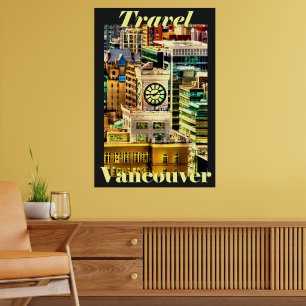 Travel Vancouver, BC, Canada Poster