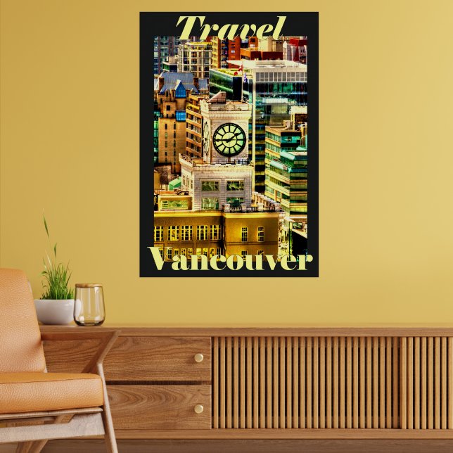 Travel Vancouver, BC, Canada Poster (Living Room 2)