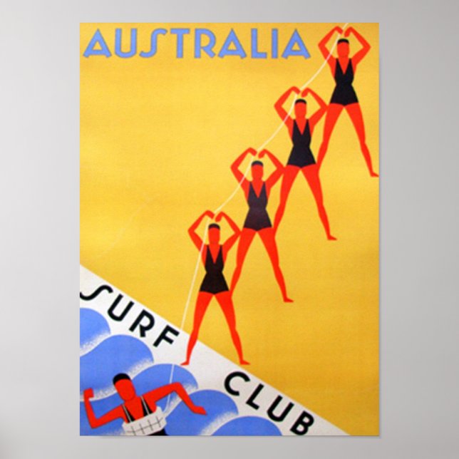 Travel Vintage Australia Poster (Front)