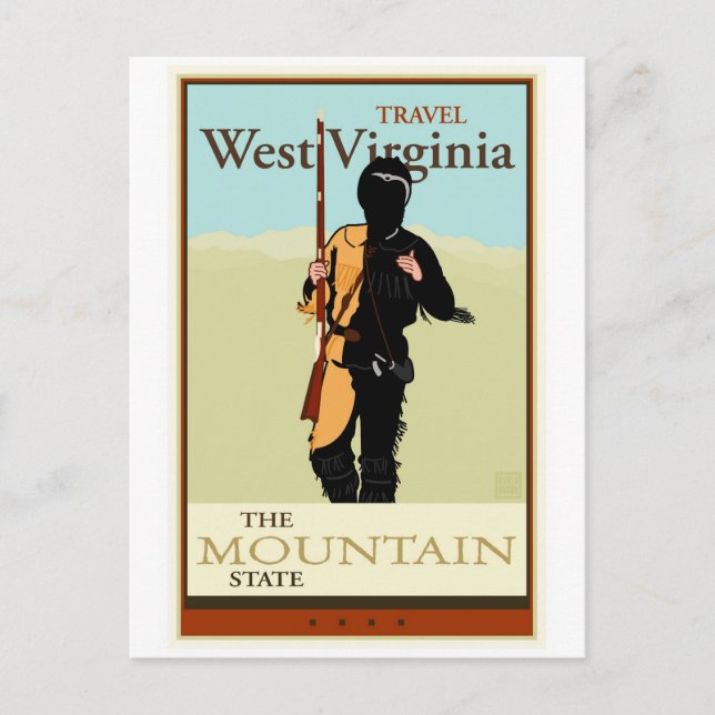 Travel West Virginia Postcard (Front)