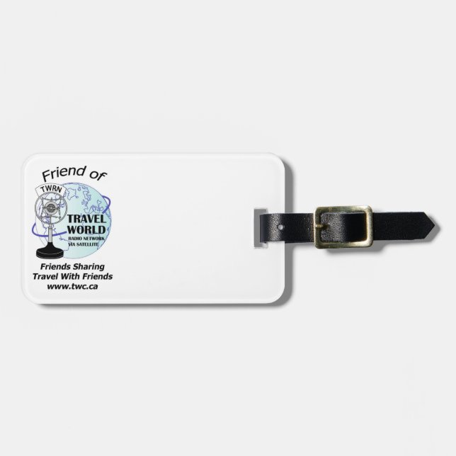 Travel World Luggage Tag (Front Horizontal)