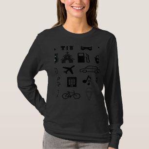 Traveler Picture language useful during trips tran T-Shirt