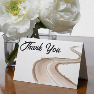 Traveling from Partners to Parents Baby Shower Thank You Card
