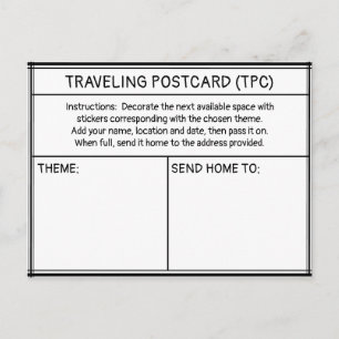 TRAVELING POSTCARD (TPC)
