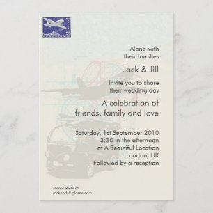 Traveller 5x7 invitation