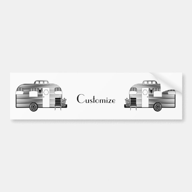 Traveller Camper Caravan Thunder_Cove  Bumper Sticker (Front)