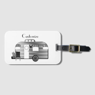 Traveller Camper Caravan Thunder_Cove Luggage Tag