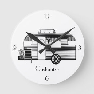 Traveller Camper Caravan Thunder_Cove  Round Clock