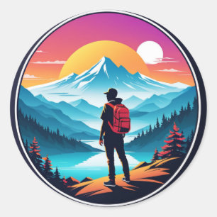 Traveller Classic Round Sticker