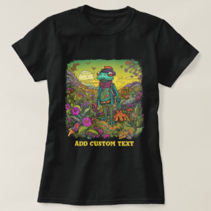 Traveller Frog wildfower forest Toad, Frog Lovers T-Shirt