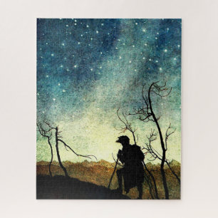 Traveller in the Night Sky Jigsaw Puzzle