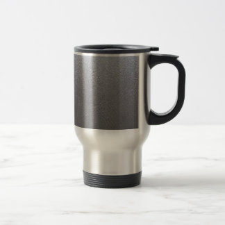 Traveller Mug Silver Sparkle Leather look finish