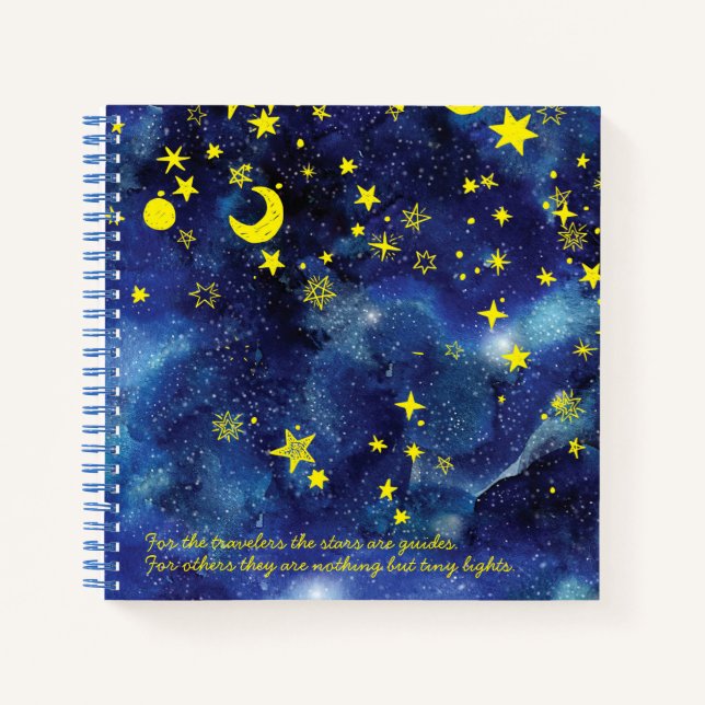 Travellers and  Stars Notebook (Front)