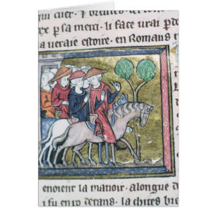 Travellers, from the Roman de Jules Cesar