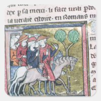 Travellers, from the Roman de Jules Cesar