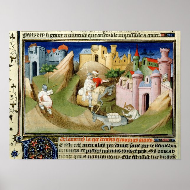 Travellers outside Peking with Odorico Poster (Front)