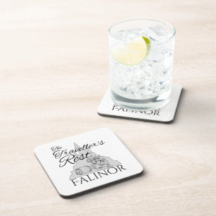 Traveller's Rest - Six Hard Plastic Coasters