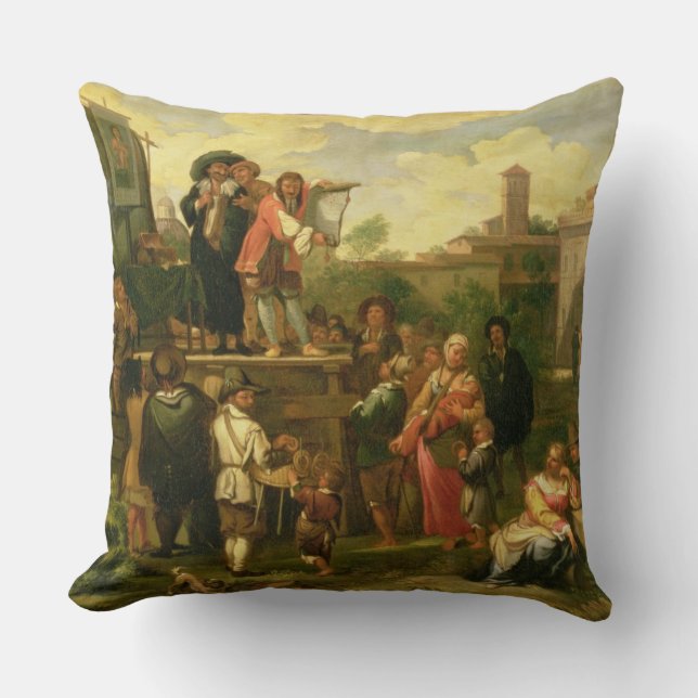 Travelling Actors Cushion (Front)
