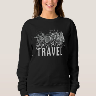 Travelling Asl American Sign Language Travelling Sweatshirt