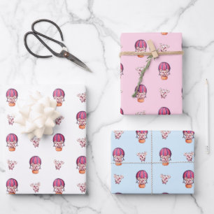 Travelling Bear Collection Wrapping Paper Sheet