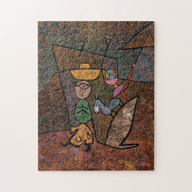 Travelling Circus by Paul Klee Jigsaw Puzzle (Vertical)