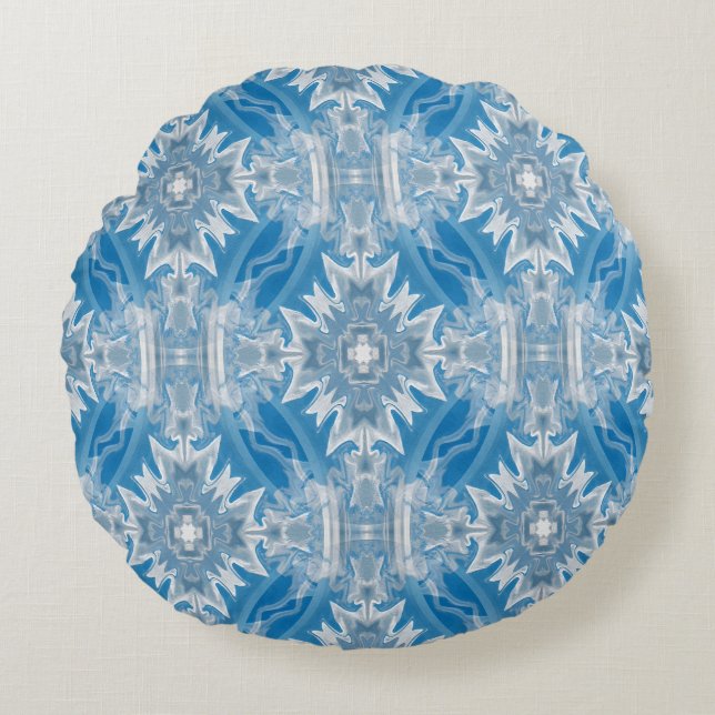 Travelling Cross Clouds.... Round Cushion (Front)