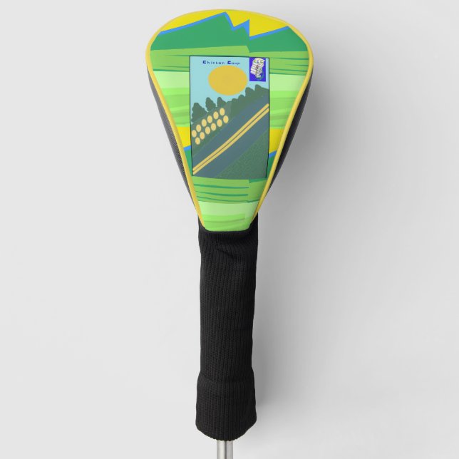 Travelling Eggs Golf Head Cover (Front)