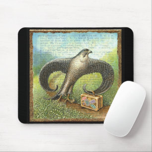 Travelling Falcon Mousepad, Peregrinate Mouse Pad