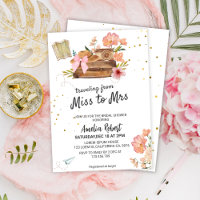 Travelling from miss to mrs Adventure Bridal showe