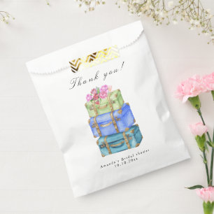 Travelling from Miss to Mrs Bridal Shower Favour Bag