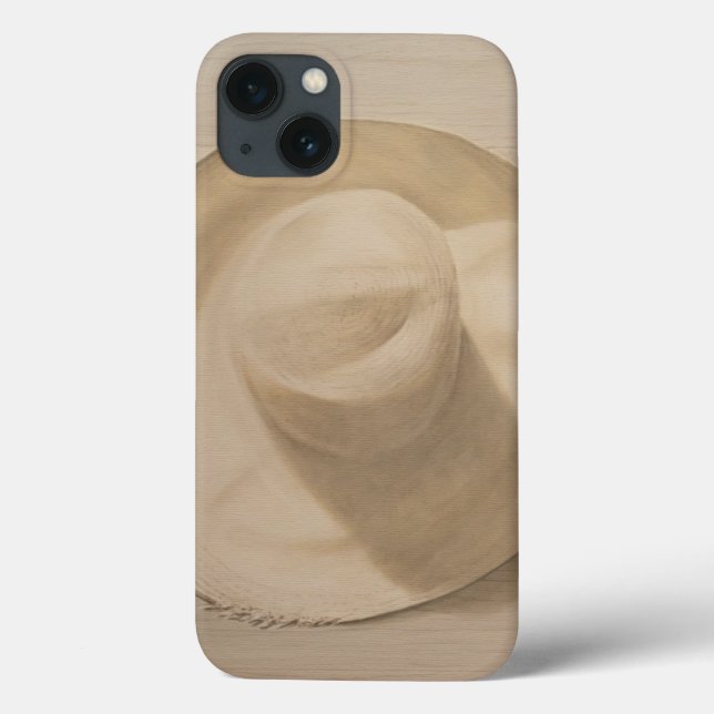 Travelling Hat on Dusty Table 2010 Case-Mate iPhone Case (Back)