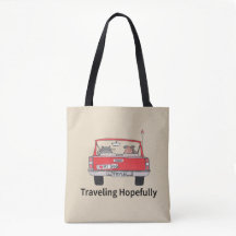 Travelling Hopefully Shouler Tote