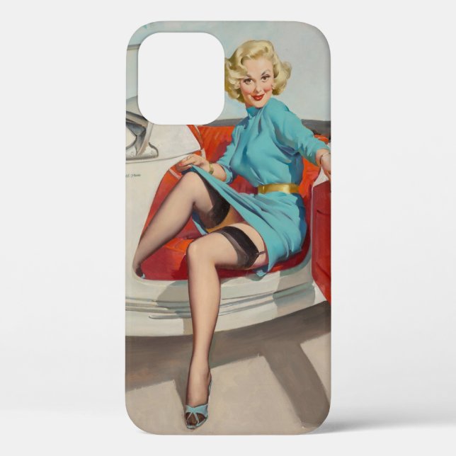 "Travelling in Style" iPhone 12 Case (Back)