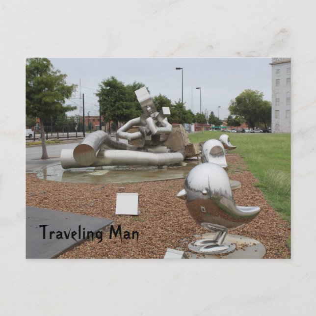 Travelling Man # 25 Postcard (Front)