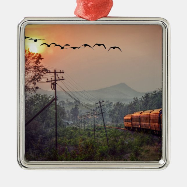 Travelling Metal Ornament (Front)