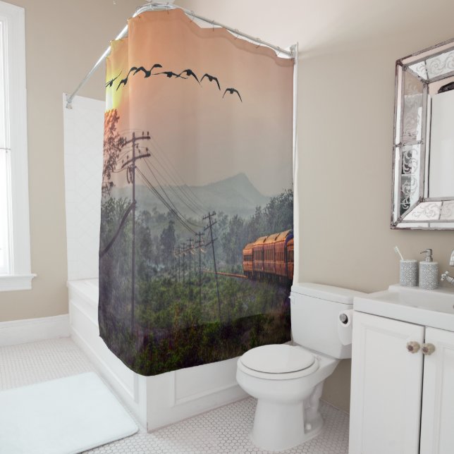 Travelling Shower Curtain (In Situ)