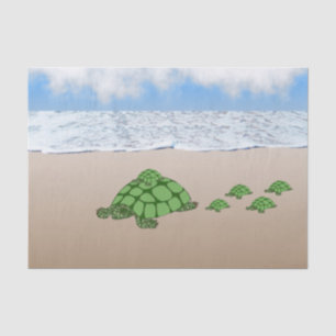 Travelling Terrapin Family Tissue Paper