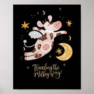 travelling the milky way poster