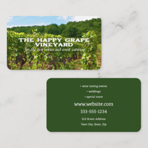 Travelling Vineyard Business Card