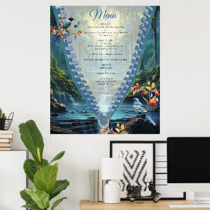 Travelling Waterfall Destination of Our World Poster