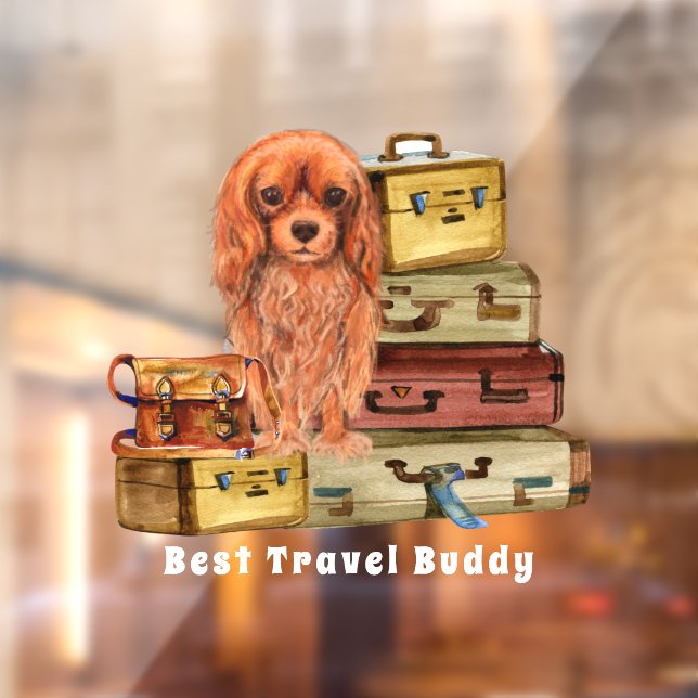 Travelling with my Ruby Cavalier King Charles   (Sheet 2)