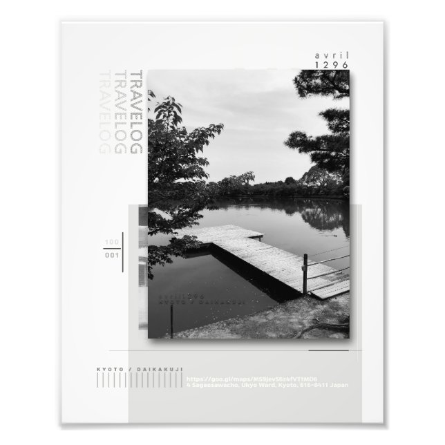 travelog_1 photo print (Front)