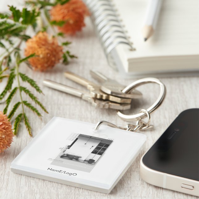 travelog_2 acrylic key ring (Front Right)
